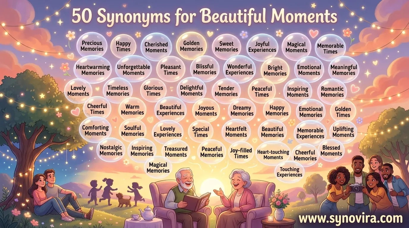 emotional synonyms for beautiful moments
