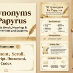 synonyms for papyrus