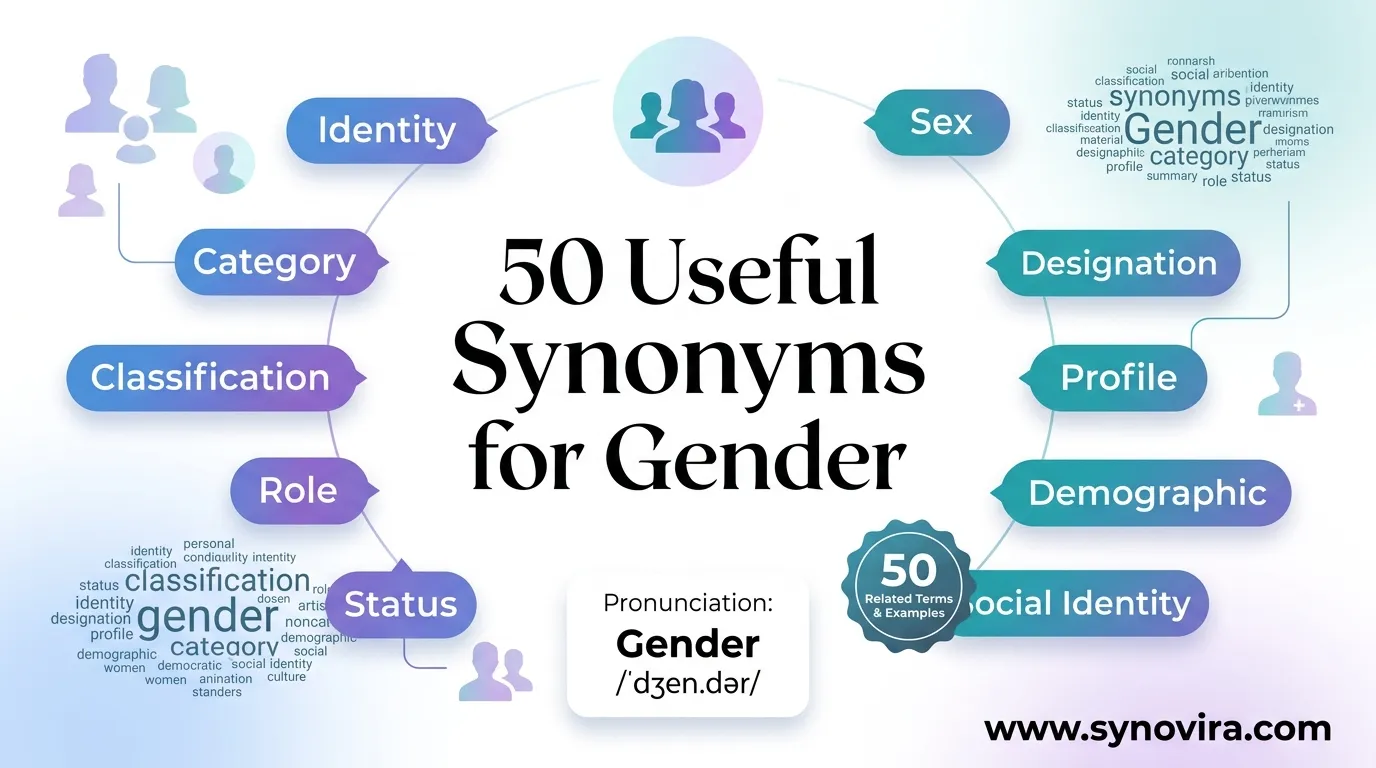 synonyms for gender
