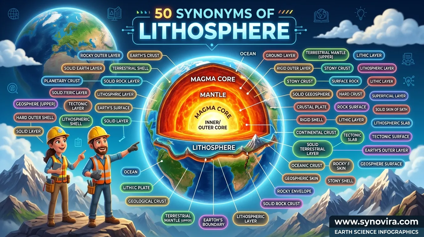 synonyms of lithosphere