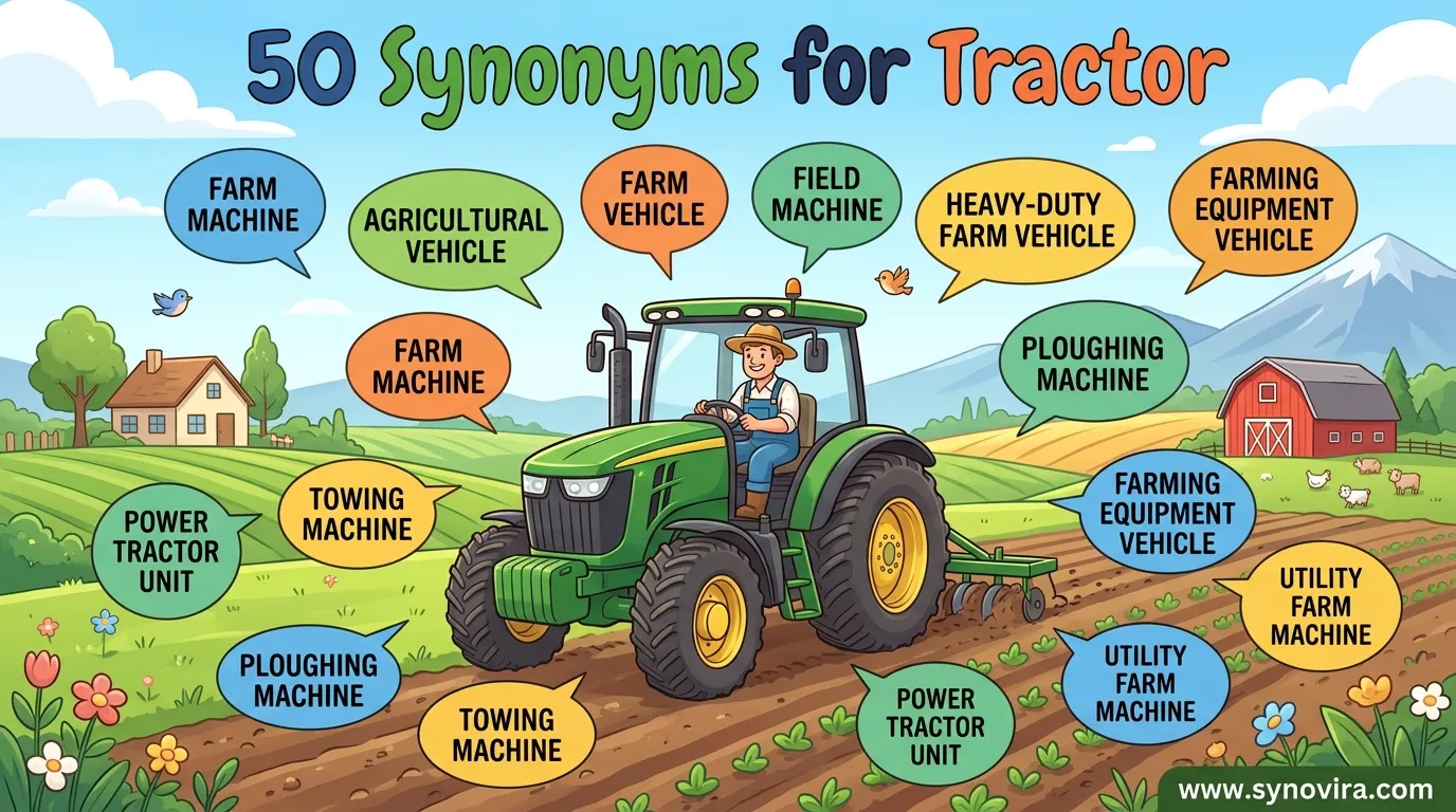 synonyms for tractor
