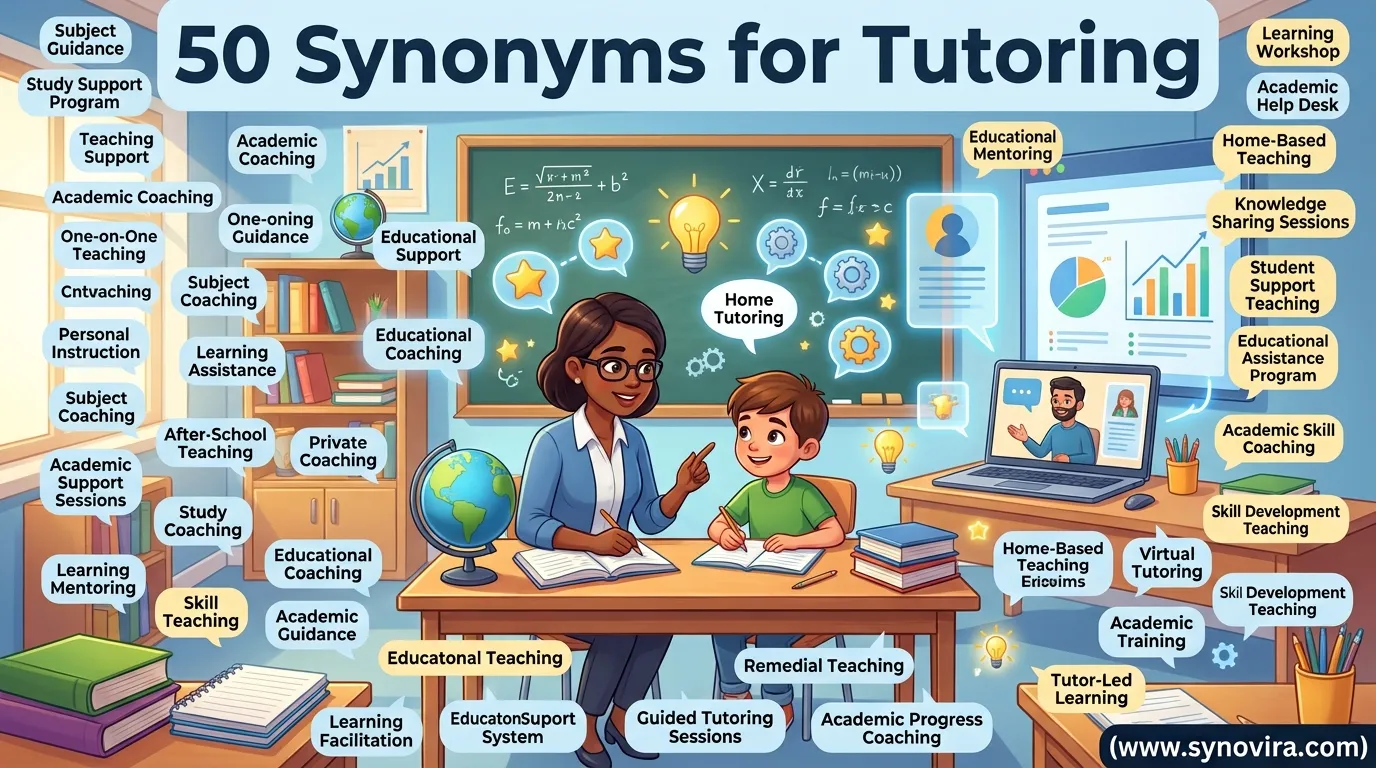 synonyms for tutoring