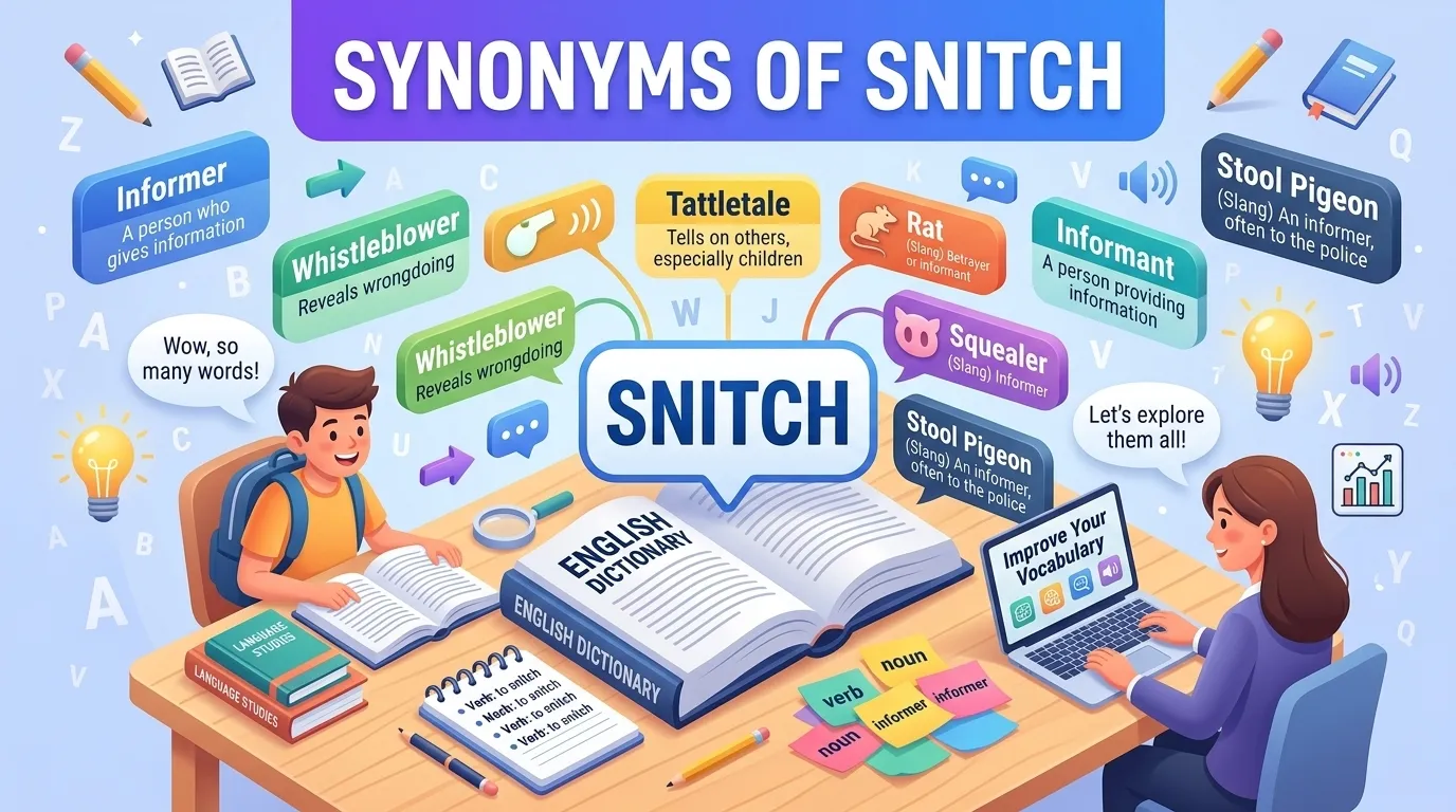 synonyms of snitch