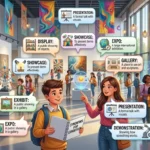 synonyms for exhibition