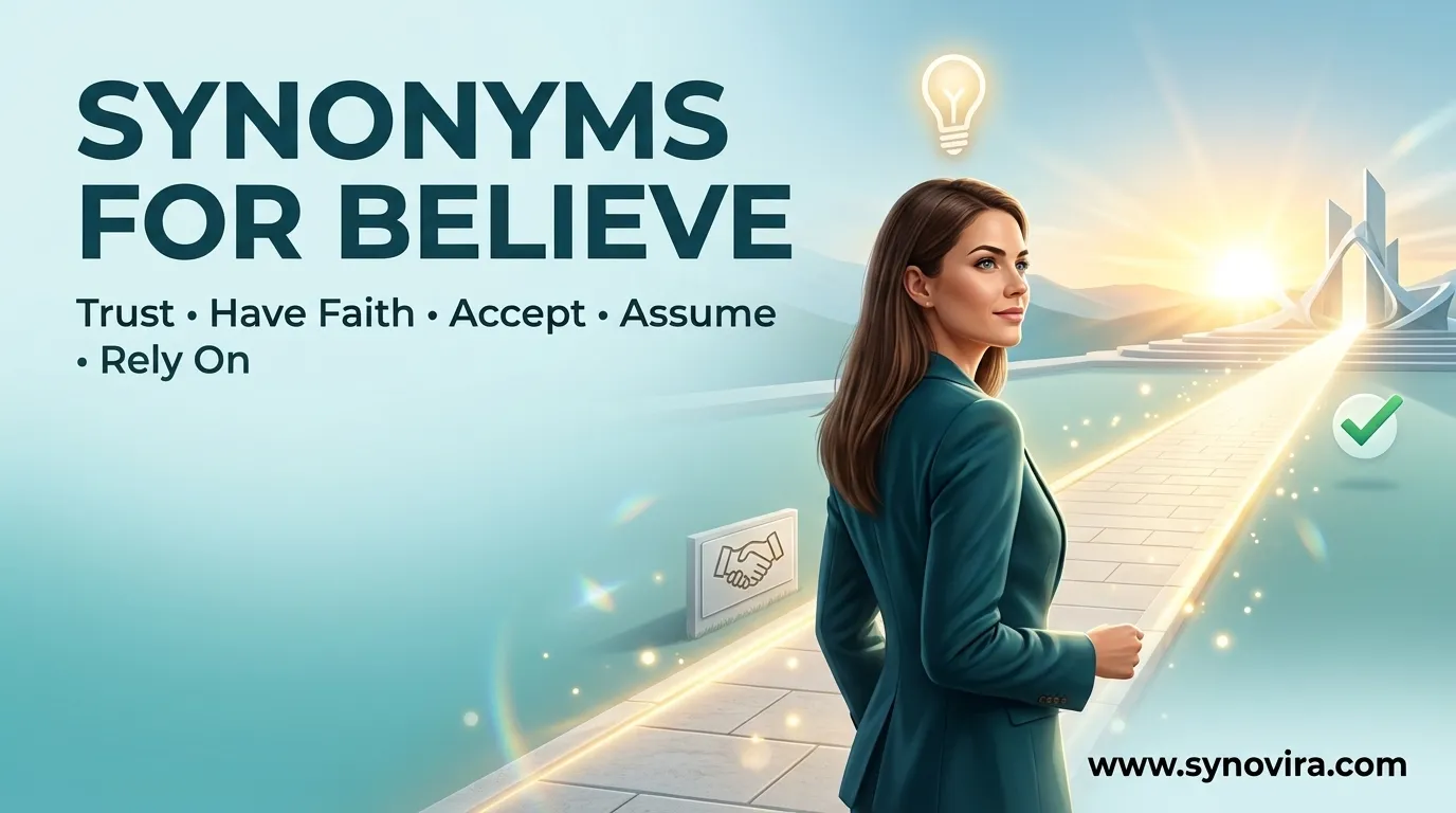synonyms for believe